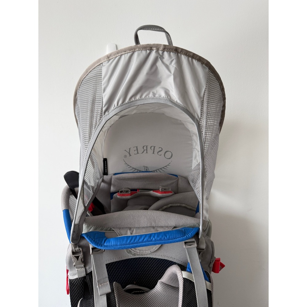Osprey Poco Plus Child Carrier Backpack Blue Grey Hiking Baby Toddler Gear - Picture 6 of 7